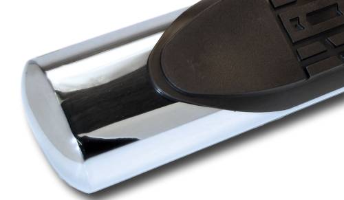 Raptor Side Steps and Nerf Bars - Raptor 4" Cab Length Oval Tube Steps