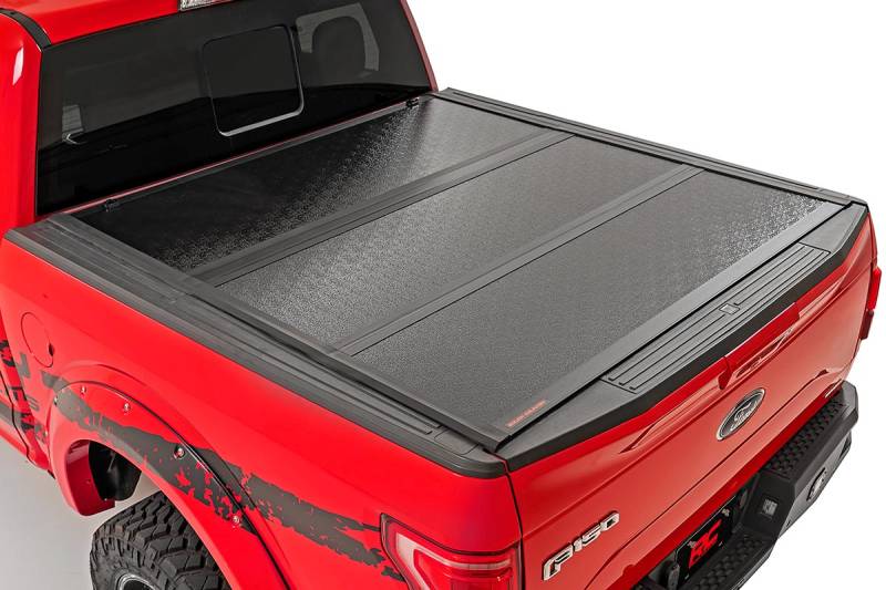 Misc. Rough Country TOYOTA LOW PROFILE HARD TRI-FOLD TONNEAU COVER (02