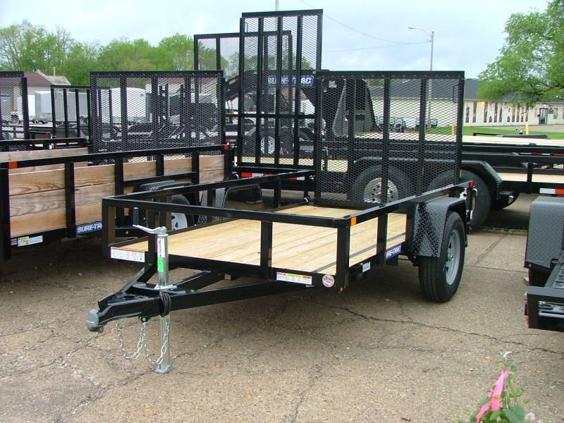 2020 Sure-Trac 5x10 Tube Top Utility Trailer 3K at Svcustoms in