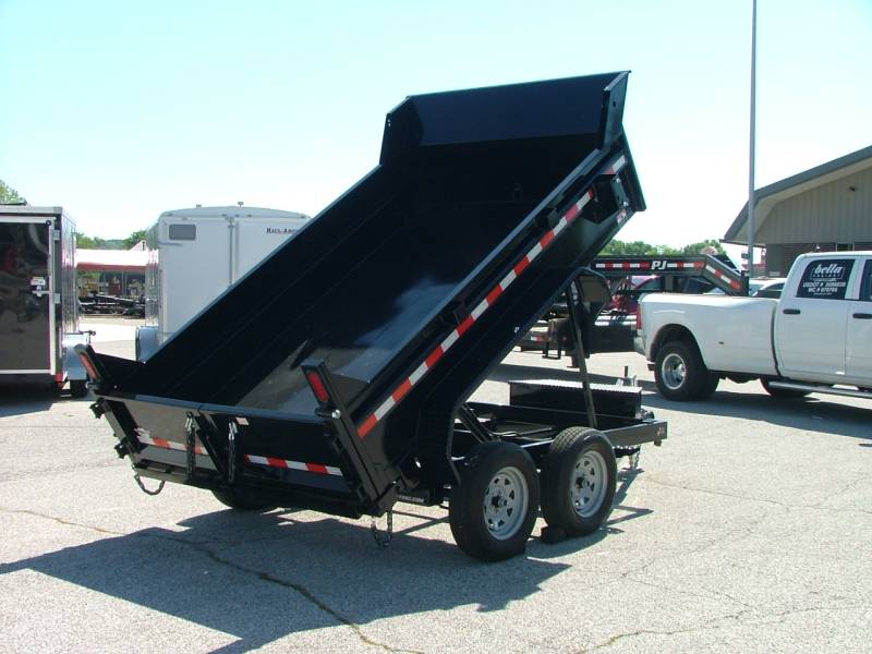 2020 Sure-Trac 6x10 SD Low Profile Dump Trailer 7K Single Ram at