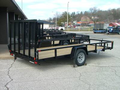 Sure-Trac Trailers - 2025 Sure-Trac 7x14 Tube Top Utility Trailer 3K