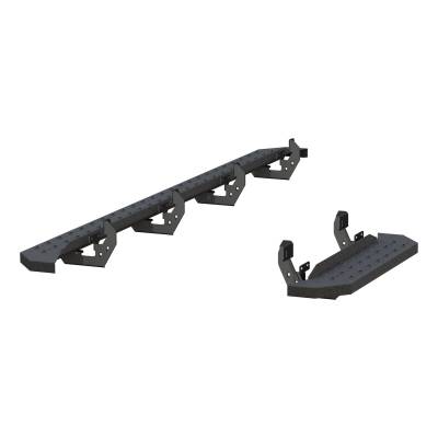 ARIES - ARIES 2055534 RidgeStep Commercial Running Boards w/Mounting Brackets