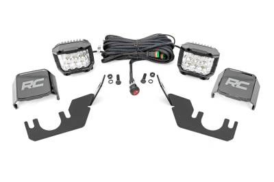 Rough Country - Rough Country 94008 Black Series LED Fog Light Kit