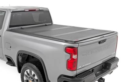 Rough Country - Rough Country 49120651 Hard Tri-Fold Tonneau Bed Cover