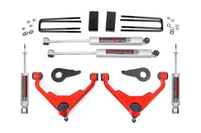 Rough Country - Rough Country 8596N2RED Suspension Lift Kit w/Shocks