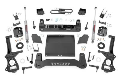 Rough Country - Rough Country 26631D Suspension Lift Kit w/N3 Shocks