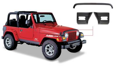 Bushwacker - Bushwacker 14005 TrailArmor Hood Stone Guard And Front Corners Set