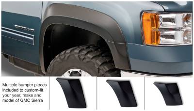 Bushwacker - Bushwacker 40107-02 Extend-A-Fender Flares