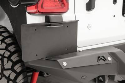 Fab Fours - Fab Fours M4550-B Rear Bumper License Plate Bracket