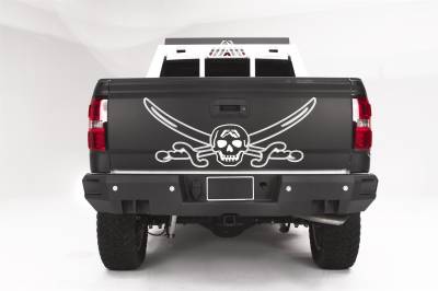 Fab Fours - Fab Fours CS14-W3151-B Heavy Duty Rear Bumper