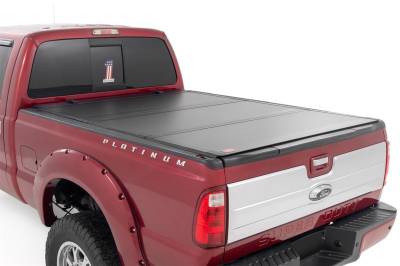 Rough Country - Rough Country 49214651 Hard Tri-Fold Tonneau Bed Cover