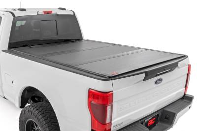 Rough Country - Rough Country 49220651 Hard Tri-Fold Tonneau Bed Cover