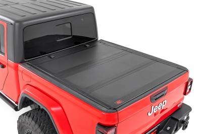 Rough Country - Rough Country 49620500 Hard Tri-Fold Tonneau Bed Cover