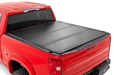 Rough Country - Rough Country 49120650 Hard Tri-Fold Tonneau Bed Cover