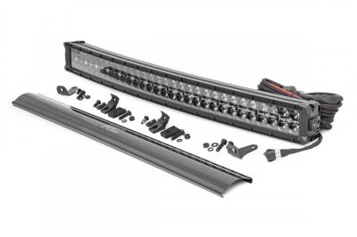 Rough Country - Rough Country 70787 Hidden Bumper Chrome Series LED Light Bar Kit