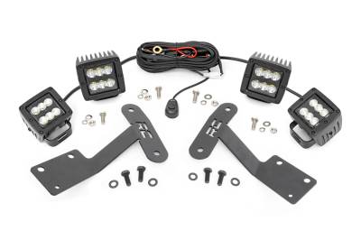 Rough Country - Rough Country 70866 LED Lower Windshield Ditch Kit