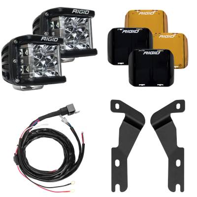 Rigid Industries - Rigid Industries 46707 A-Pillar D-SS Series Light Mount Kit