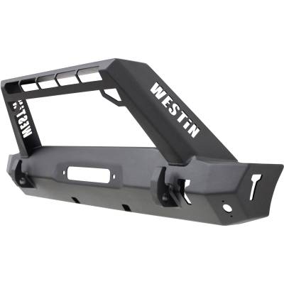 Westin - Westin 59-80085 WJ2 Stubby Front Bumper w/LED Light Bar Mount