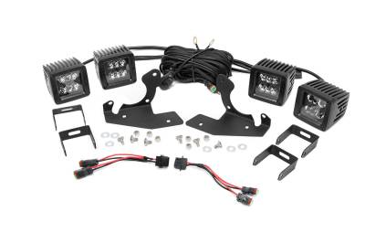 Rough Country - Rough Country 70628 Black Series LED Fog Light Kit