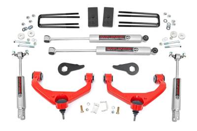 Rough Country - Rough Country 97530RED Suspension Lift Kit w/Shocks