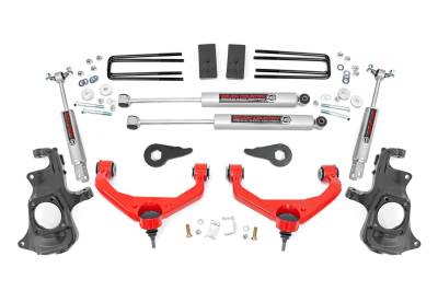 Rough Country - Rough Country 97630RED Suspension Lift Kit w/Shocks