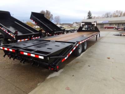 Sure-Trac Trailers - 2025 Sure-Trac 8.5x20+5 Gooseneck Heavy Duty Low Profile Beavertail Deckover 15K