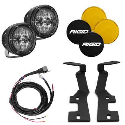 Rigid Industries - Rigid Industries 46718 A-Pillar 360-Series Light Mount Kit