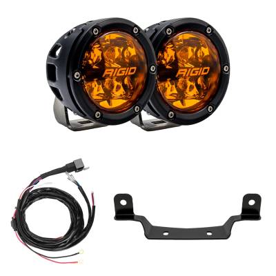 Rigid Industries - Rigid Industries 41652 360-Series A-Pillar Light Kit