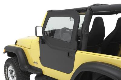 Bestop - Bestop 51795-15 HighRock 4x4 Element Upper Fabric Half Doors