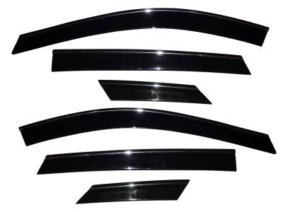 Auto Ventshade - Auto Ventshade 796003 Ventvisor Low Profile Deflector 6 pc.