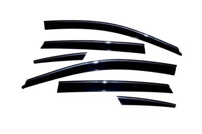 Auto Ventshade - Auto Ventshade 796001 Ventvisor Low Profile Deflector 6 pc.