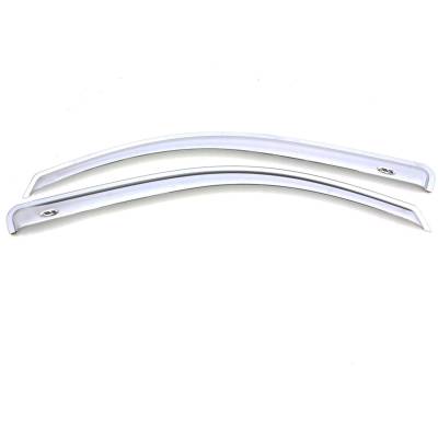 Auto Ventshade - Auto Ventshade 682971 Chrome Ventvisor Deflector 2 pc.