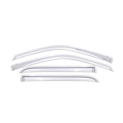 Auto Ventshade - Auto Ventshade 684109 Chrome Ventvisor Deflector 4 pc.