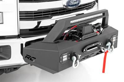 Rough Country - Rough Country 10762 Exo Winch Mount System Front Bumper