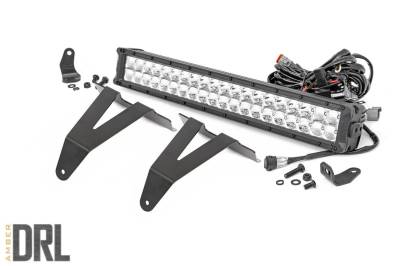 Rough Country - Rough Country 70781 Hidden Bumper Chrome Series LED Light Bar Kit