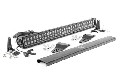 Rough Country - Rough Country 70786 Hidden Bumper Black Series LED Light Bar Kit