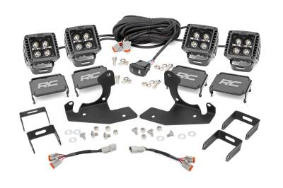 Rough Country - Rough Country 70628DRLA LED Fog Light Kit