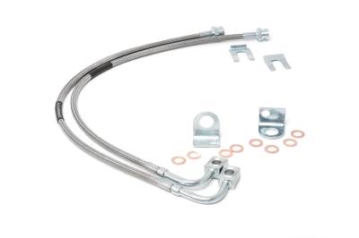 Rough Country - Rough Country 89708 Stainless Steel Brake Lines