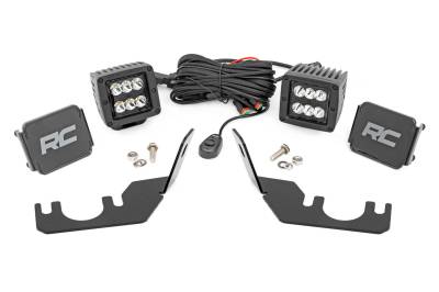 Rough Country - Rough Country 94006 Black Series LED Fog Light Kit