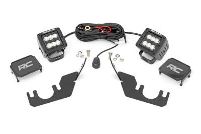 Rough Country - Rough Country 94007 Black Series LED Fog Light Kit