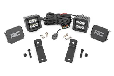 Rough Country - Rough Country 97081 Black Series LED Fog Light Kit