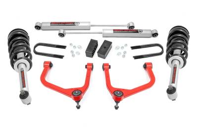 Rough Country - Rough Country 28831RED Suspension Lift Kit w/Shocks