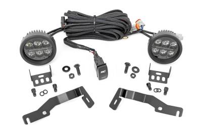 Rough Country - Rough Country 72106 Black Series LED Fog Light Kit