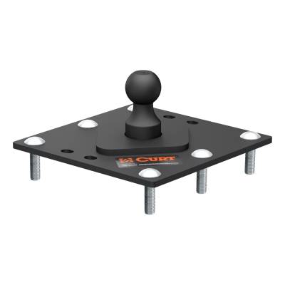 CURT - CURT 61100 Gooseneck Hitch Fixed Ball Plate