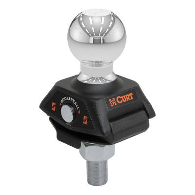 CURT - CURT 40246 RockerBall Adjustable Cushion Hitch Ball Mount