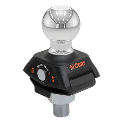 CURT - CURT 40248 RockerBall Adjustable Cushion Hitch Ball Mount