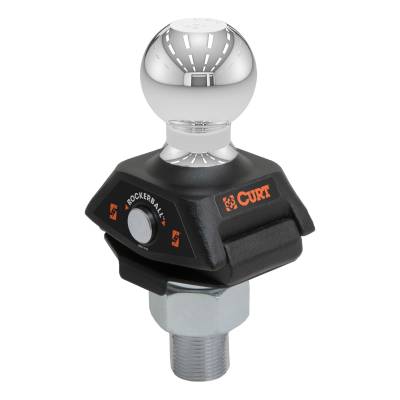 CURT - CURT 40249 RockerBall Adjustable Cushion Hitch Ball Mount