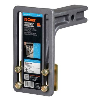 CURT - CURT 48011 SecureLatch Adjustable Pintle Mount