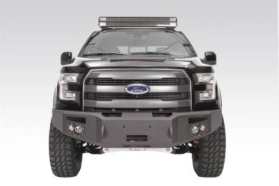 Fab Fours - Fab Fours FF15-H3251-B Premium Heavy Duty Winch Front Bumper