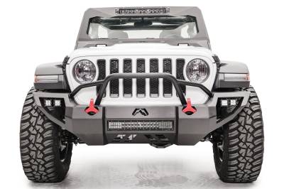 Fab Fours - Fab Fours JL18-D4652-B Vengeance Front Bumper